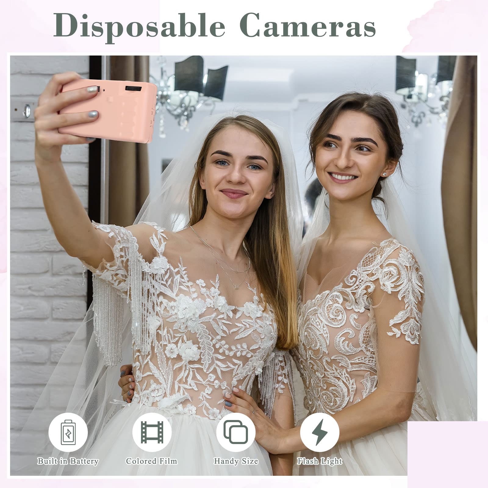 LEIFIDE 8 Pack Disposable 35mm Film Cameras with Flash - Bulk Wedding, Anniversary, Travel & Party Photography Supplies (Color Film, Single Use, Cute Colors) - Perfect for Capturing Memories at Events, Vacations & Special Occasions