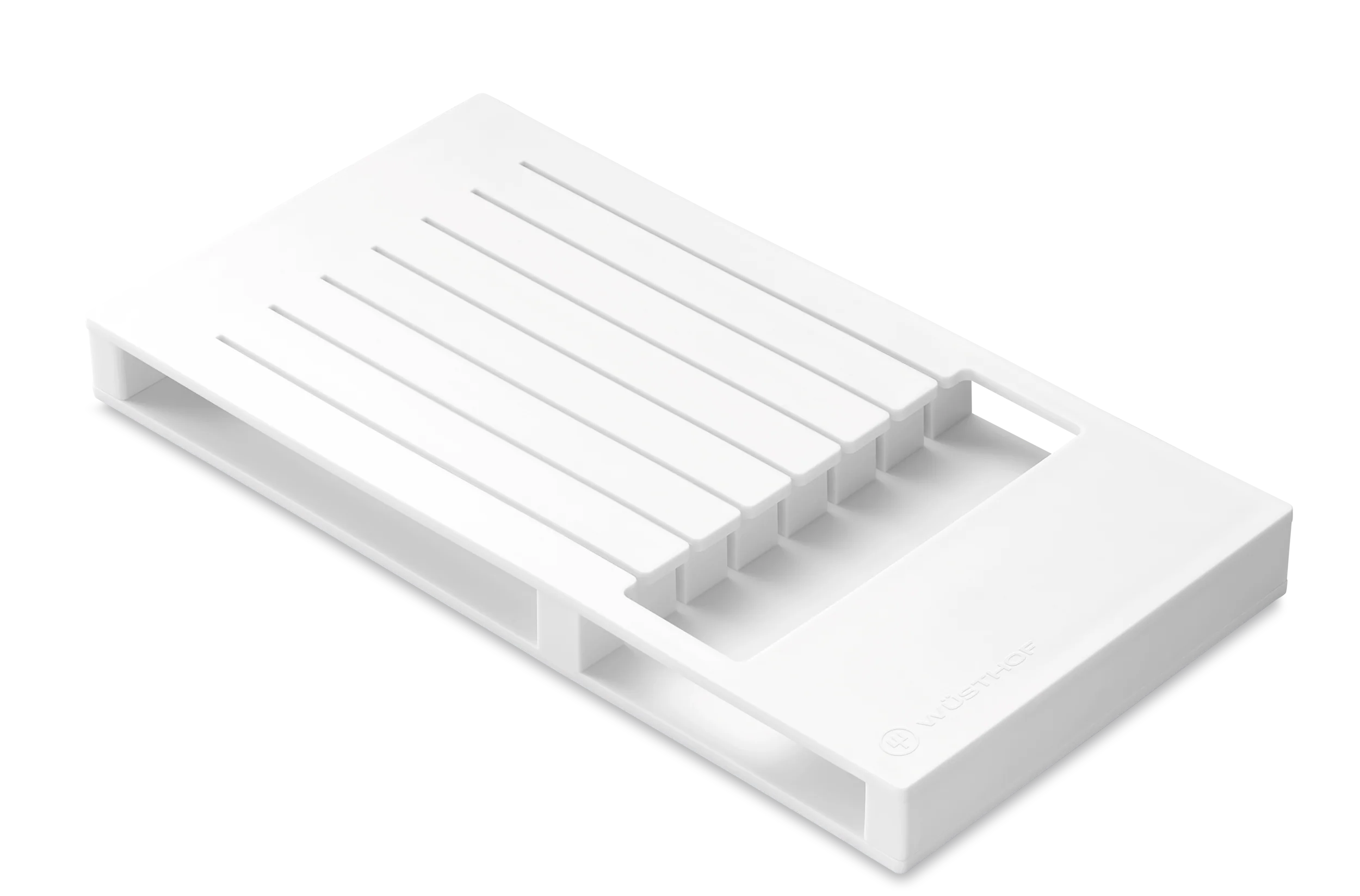 Wusthof 7-Slot In-Drawer Knife Organizer - Premium White Kitchen Knife Storage for Chefs & Home Cooks | Perfect for Kitchen Drawers & Utensil Organization