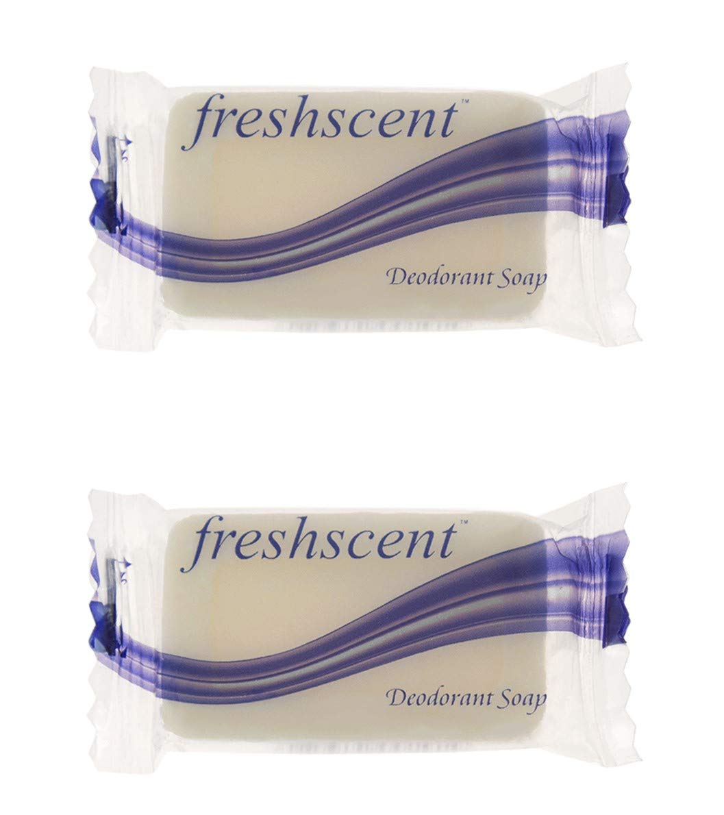 1000 Pack Bulk Individually Wrapped .35 oz Deodorant Soap Bars - Hotel Toiletries Wholesale for Travel, Gym & Hospitality Use