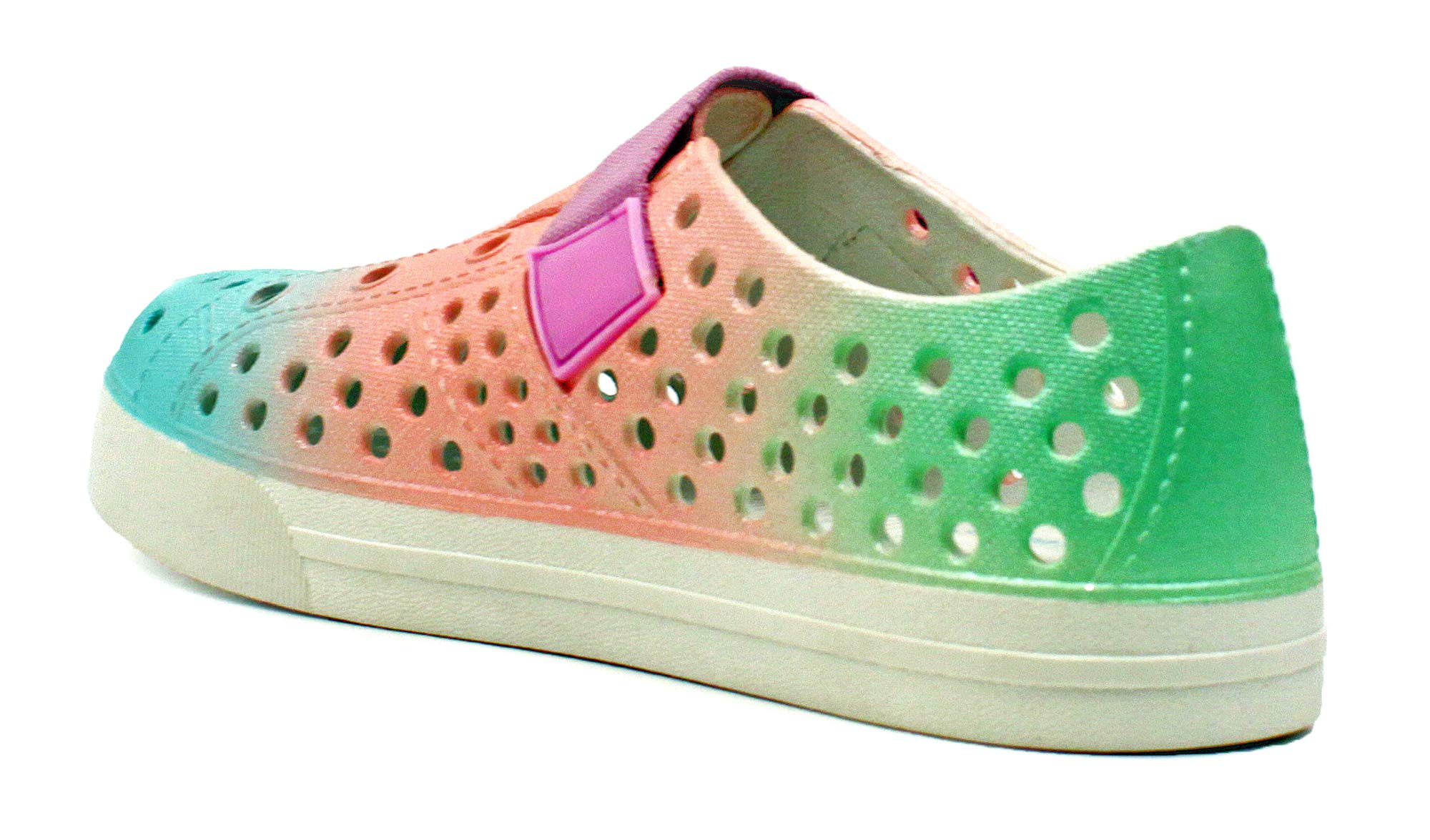 Luckers Girls Water Shoes - Quick-Dry Slip-On Sneakers for Beach, Pool & Outdoor Activities - Lightweight & Non-Slip Aqua Socks for Kids Swimming, Surfing & Water Sports