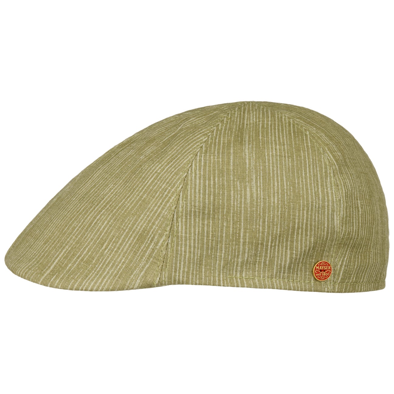 Stylish Mayser Paddy Stripes Flat Cap for Men - Classic Irish Tweed Newsboy Hat for Casual Outfits & Outdoor Adventures