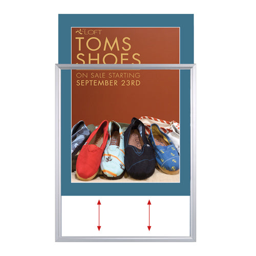 Premium Beveled Slide-In Picture Frames for Posters 24x36 Inch | 2 Wide Matboard | Perfect for Home Decor, Office Displays & Art Exhibitions