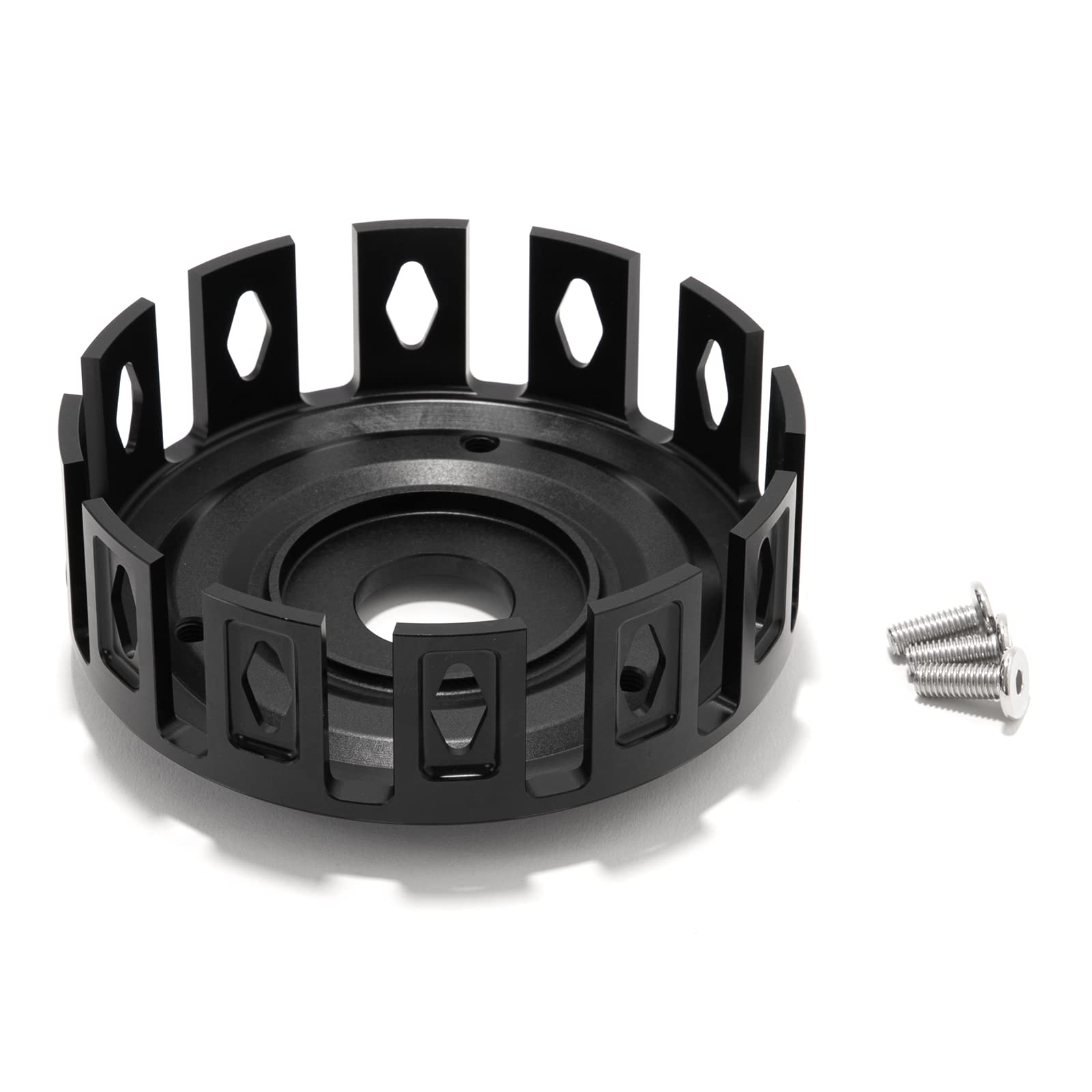 Yamaha Raptor 700 Clutch Basket Kit (2006-2021) - Includes Friction Plates, Steel Plates & Springs - Black - Perfect for Off-Road Racing & ATV Maintenance