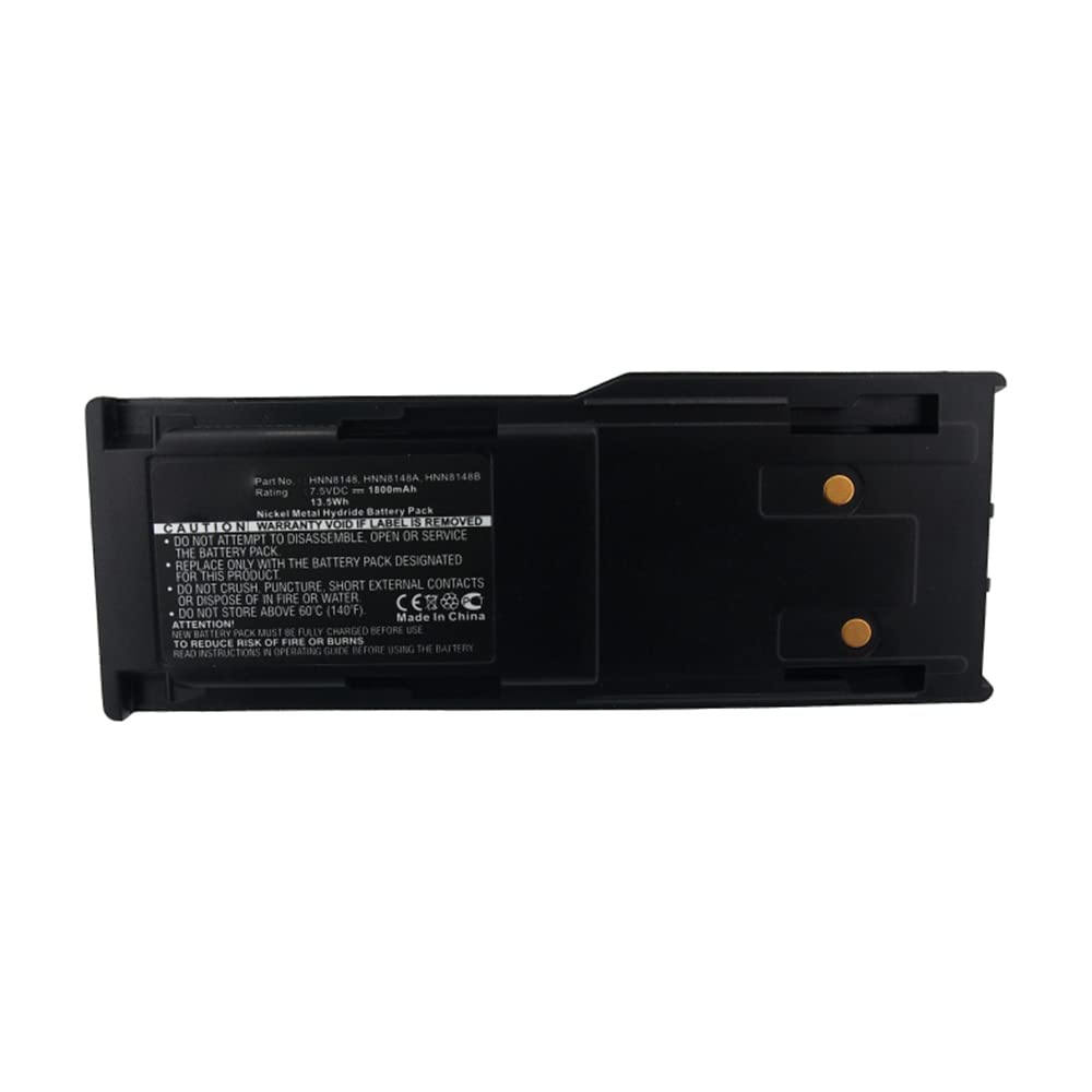 Synergy Digital 2-Way Radio Batteries - 3 Pack Ni-MH 1800mAh 7.5V Replacement for Motorola HNN8148B & HNN8148 - Long-Lasting Walkie Talkie Batteries for Outdoor, Construction & Emergency Communication