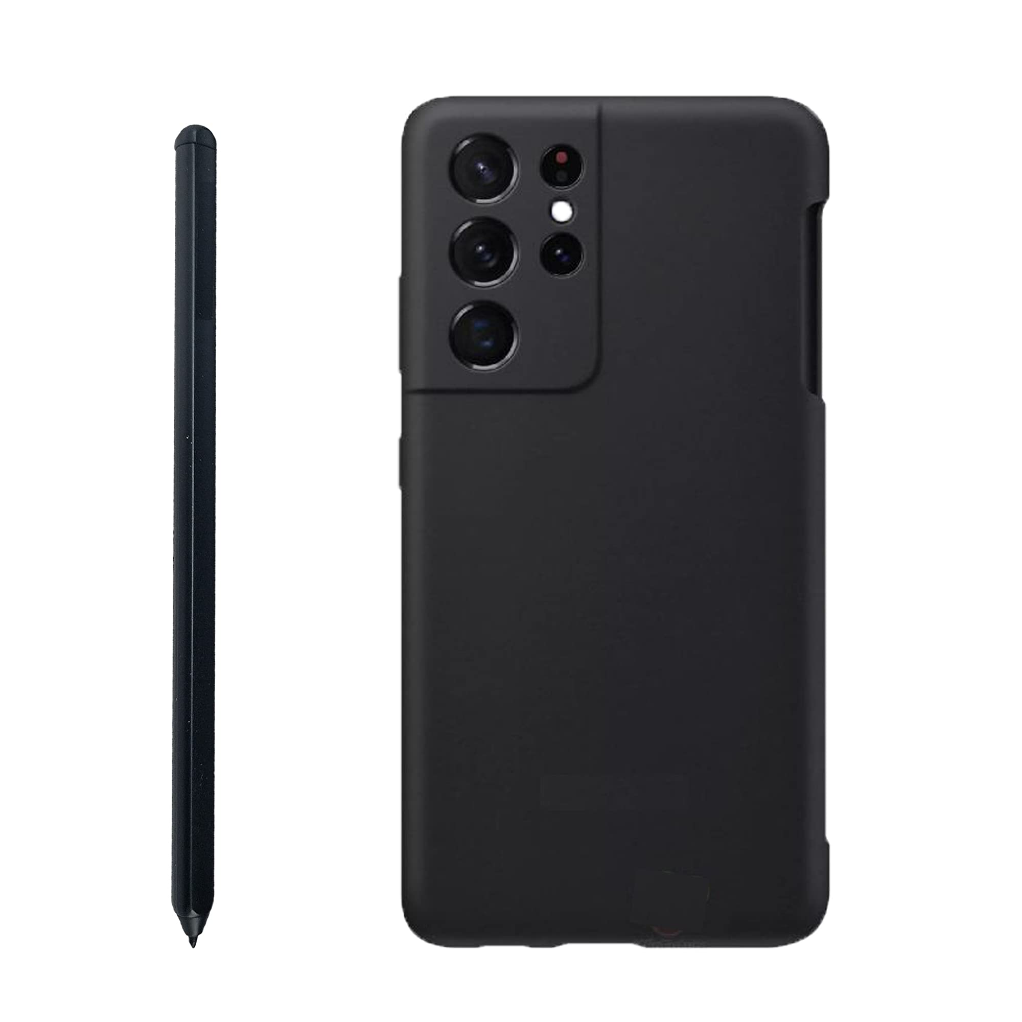 2 Pack S21 Ultra S Pen Stylus for Samsung Galaxy S21 Ultra 5G - Non-Bluetooth Version with 5 Replacement Tips (Black) - Perfect for Note Taking, Drawing & Precise Screen Navigation