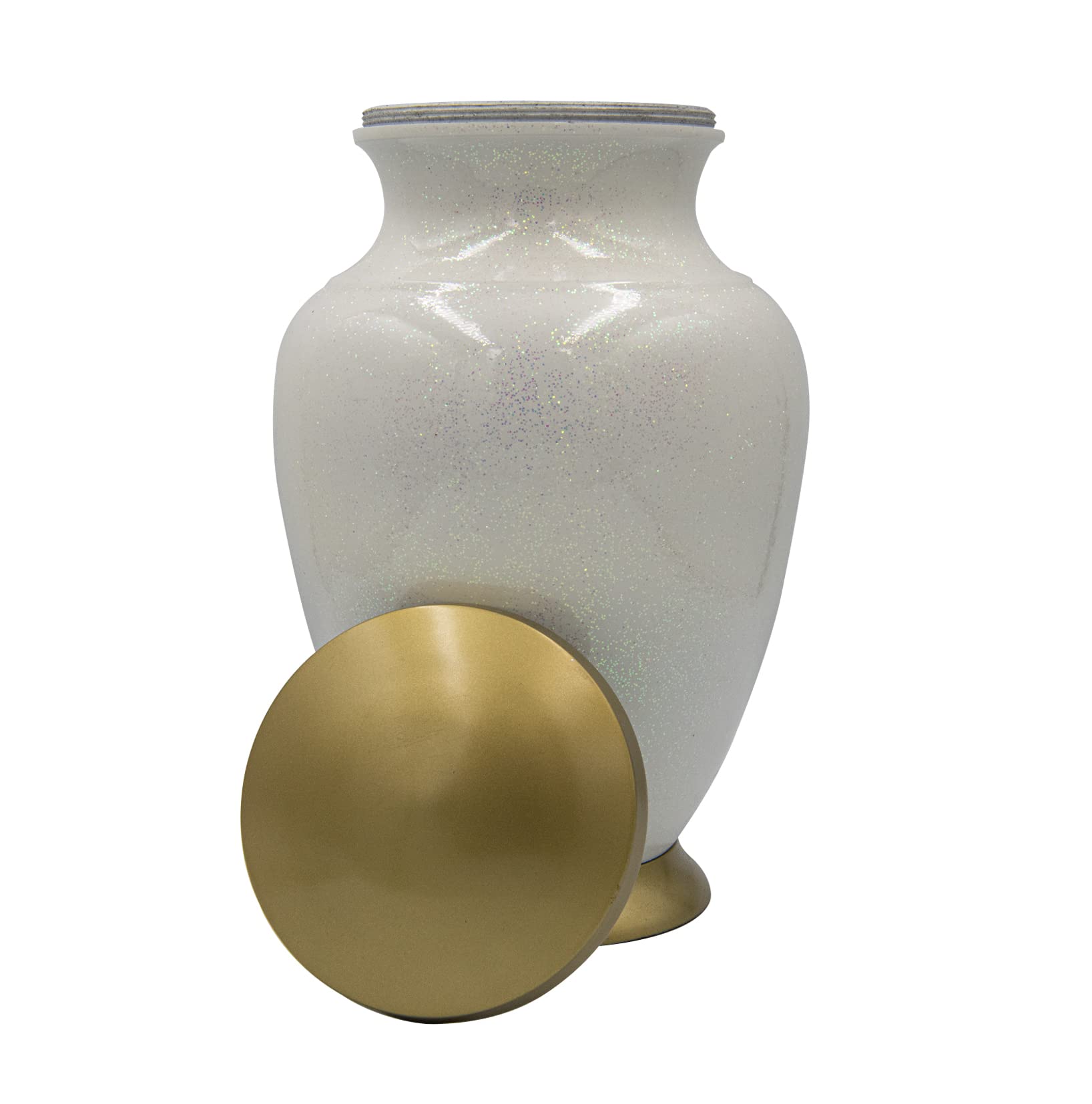 Personalized Praying Hands & Cross Cremation Urn for Ashes - Memorial Keepsake with Velvet Bag - Perfect for Funeral Services, Home Memorials & Honoring Loved Ones