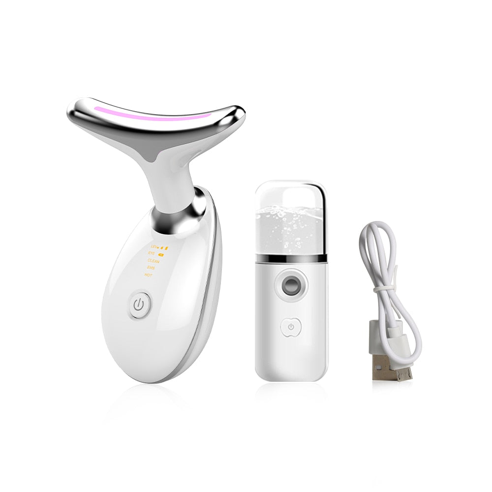 Neck and Face Beauty Device - Anti-Aging Massager for Skin Tightening & Wrinkle Reduction | Perfect for Home Spa & Self-Care Routines