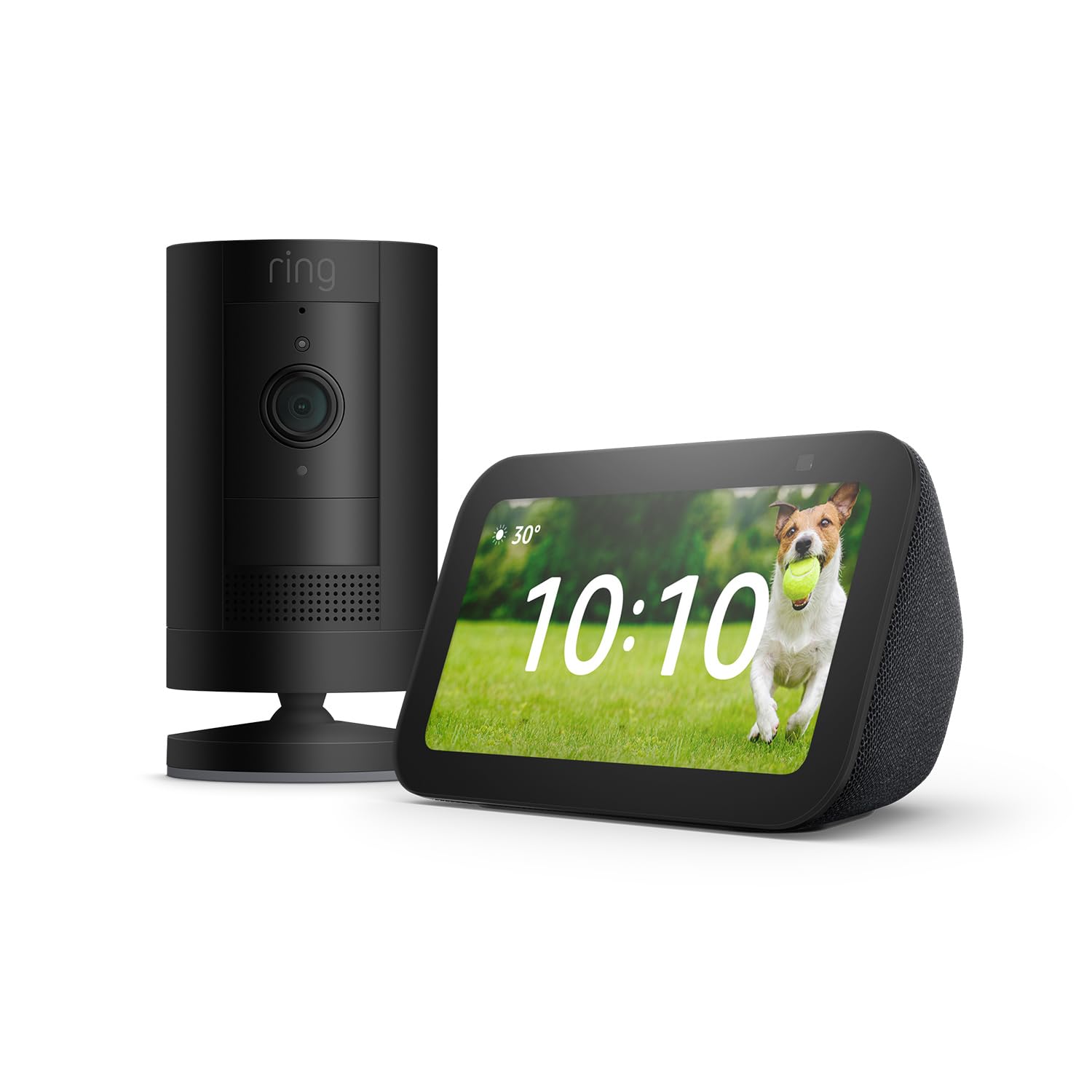 Amazon Ring Stick Up Cam Battery - Black | Alexa & Echo Show 5 (3rd Gen) Compatible Wireless Security Camera | Smart Home Security for Indoor/Outdoor Monitoring