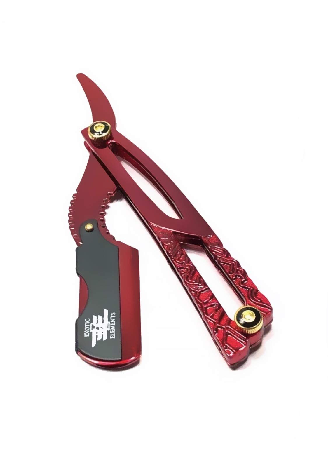 Professional Barber Straight Razor - High-Quality Stainless Steel Shaving Knife with Engraved Handle - Perfect for Precision Haircuts, Beard Trimming & Grooming at Home or Salon