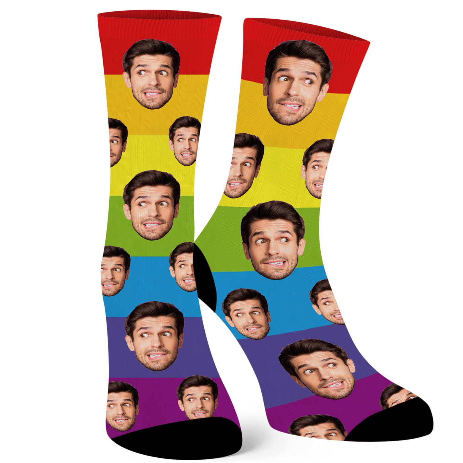 Custom Photo Socks - Personalized Face Socks for Men & Women | Unique Novelty Gift for Birthdays, Anniversaries & Special Occasions | Wear Your Favorite Memories