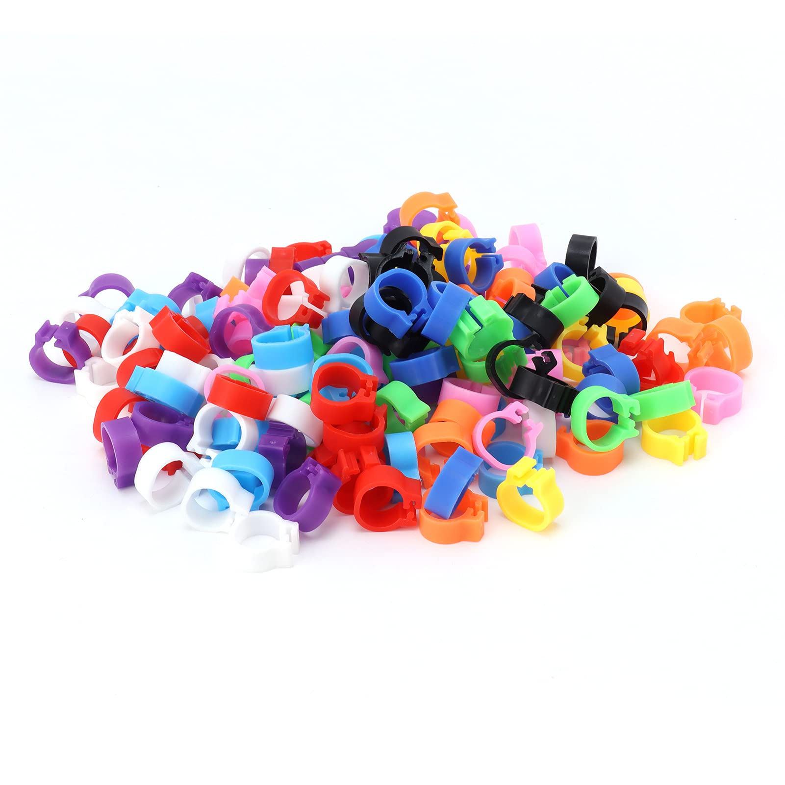 Colorful Durable Reusable Pigeon Leg Bands & Rings for Easy Bird Identification - Perfect for Racing, Breeding, and Pet Pigeon Owners