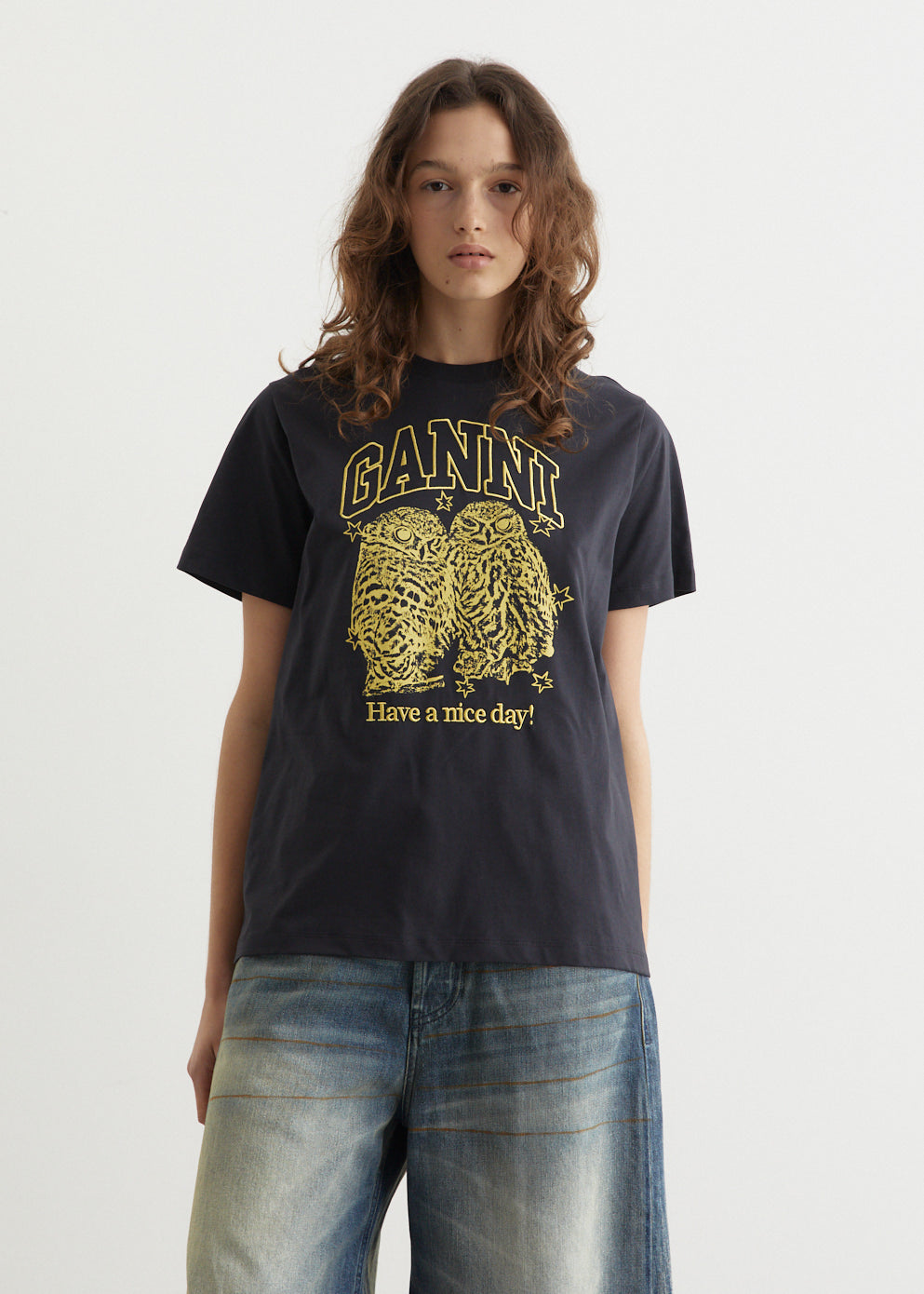 Comfortable Basic Jersey Owls Relaxed T-Shirt for Men & Women - Soft Cotton Casual Tee for Everyday Wear, Lounge & Street Style