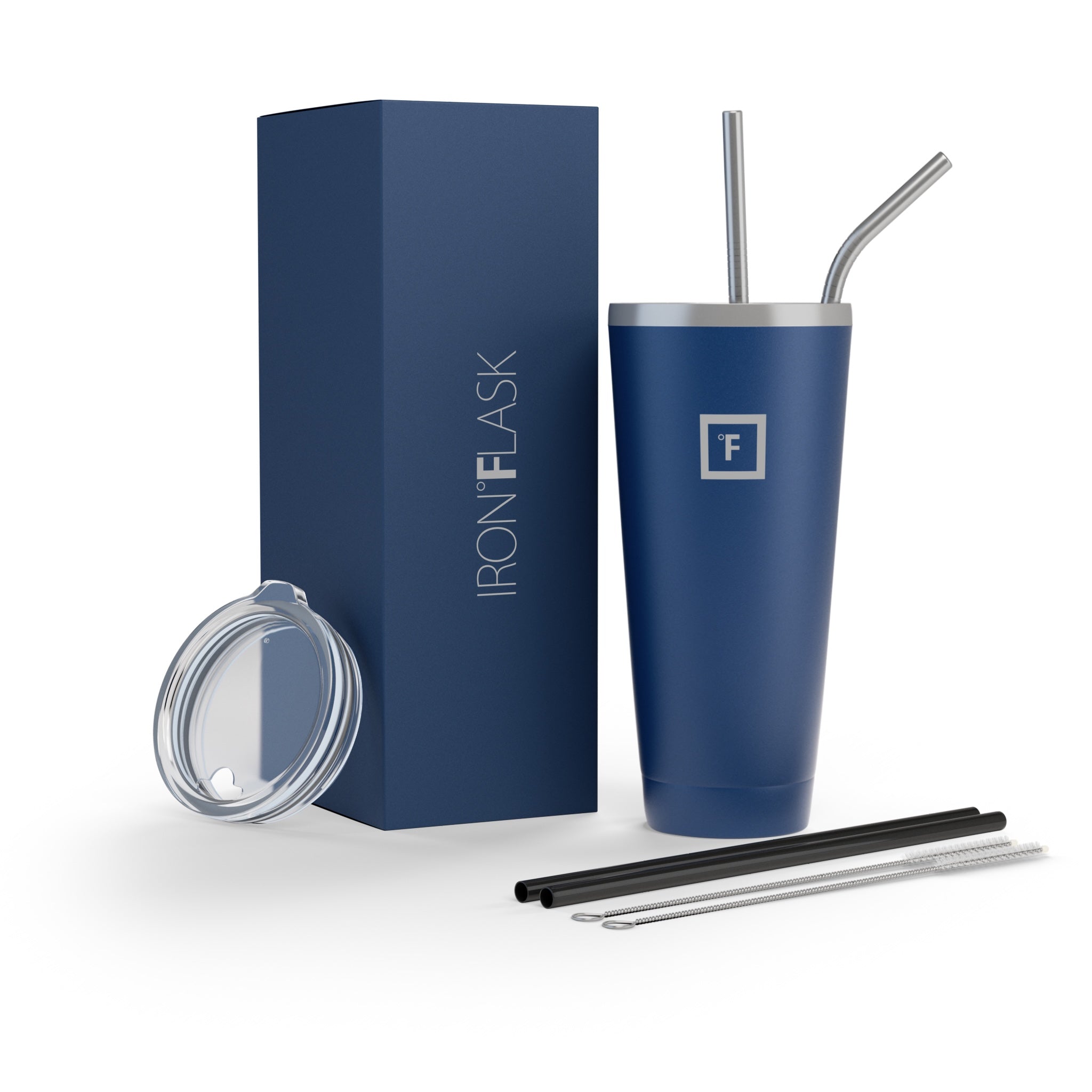 32 Oz Stainless Steel Classic Tumbler with Lid and Straw - Insulated Double Wall Vacuum Cup for Hot & Cold Drinks - Perfect for Coffee, Tea, Water, Smoothies - Ideal for Office, Travel, Gym, and Outdoor Activities