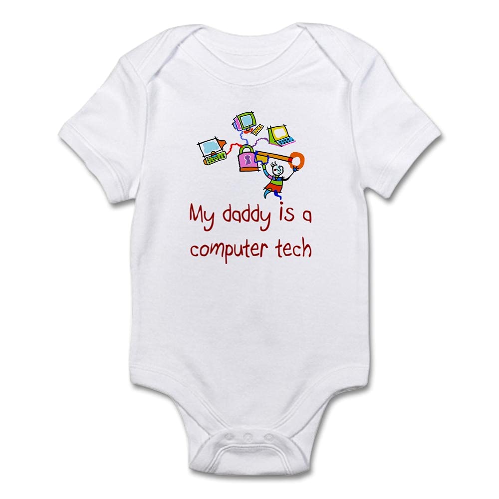 Computer Tech Infant Bodysuit - Cute Baby Onesie for Tech Lovers - Perfect for Newborns, Photo Shoots & Geek Parenting Moments