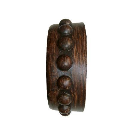 2 1/4 Inch Drapery Pole Beaded End Cap - Decorative Finial for Curtain Rods - Perfect for Living Room, Bedroom & Window Treatments
