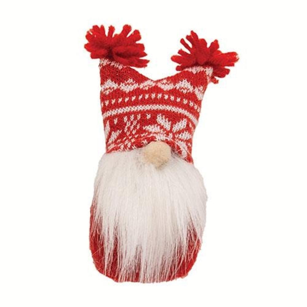 Handmade Nordic Gnome Felted Christmas Ornament - Cozy Holiday Home Decor for Tree, Mantel & Gift Giving
