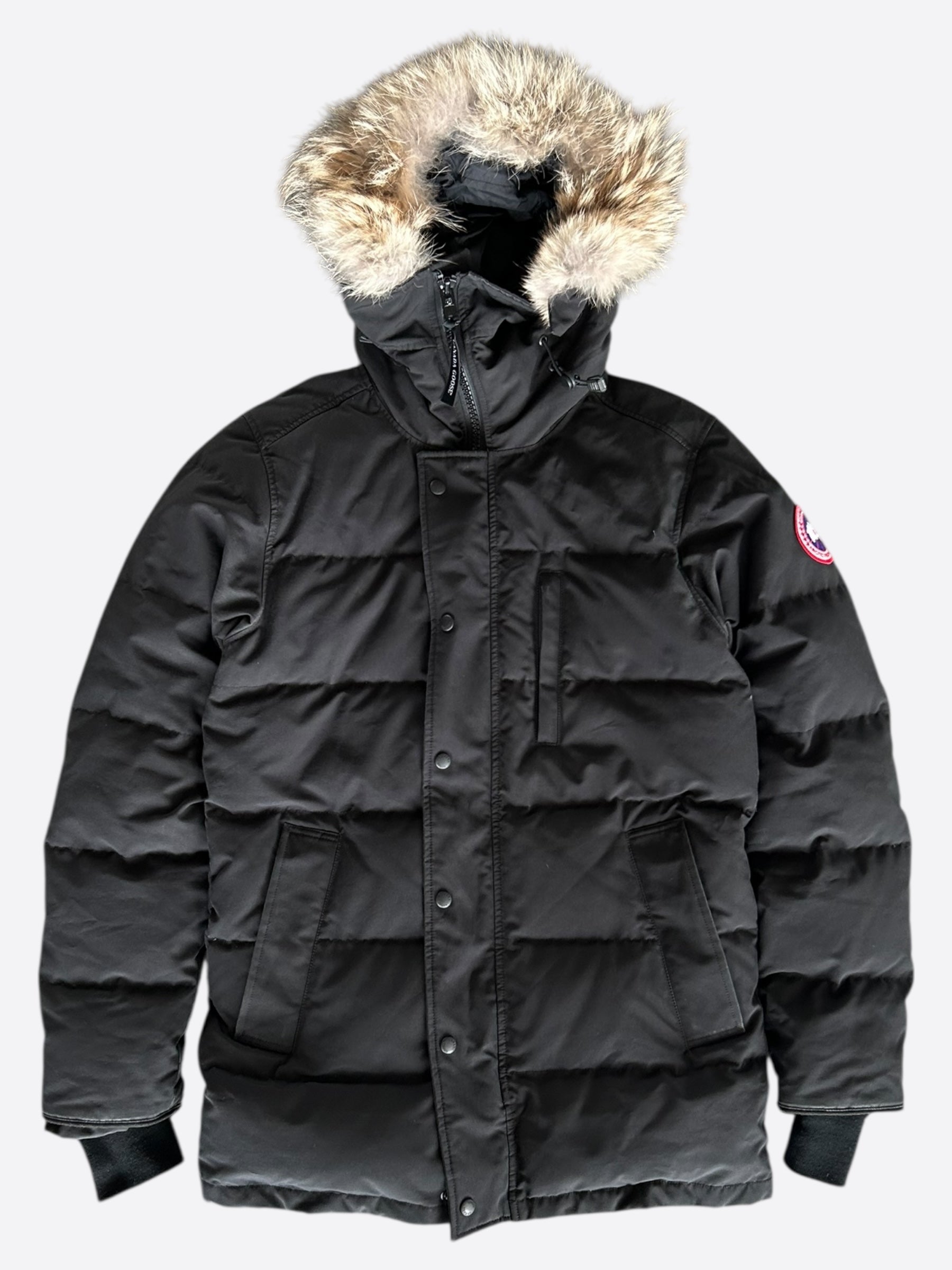 Canada Goose Carson Men's Black Parka Jacket - Waterproof Winter Coat for Cold Weather, Outdoor Activities & Urban Style