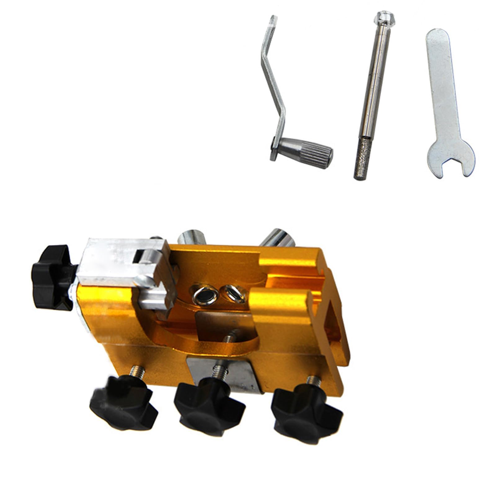 Dotmalls Hand Cranked Chainsaw Sharpener Tool - 1 Grinding Head for Chainsaw Repair | Professional Saw Sharpening Kit for Woodworking & Forestry Maintenance