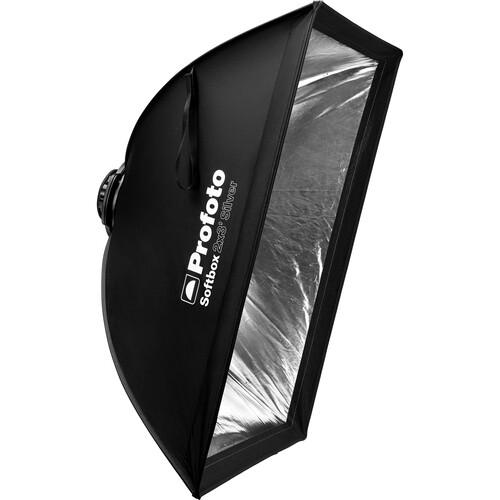 Profoto 201502 2x3 Feet Silver Softbox - Professional Photography Lighting Diffuser for Studio Portraits, Product Shoots & Commercial Photography