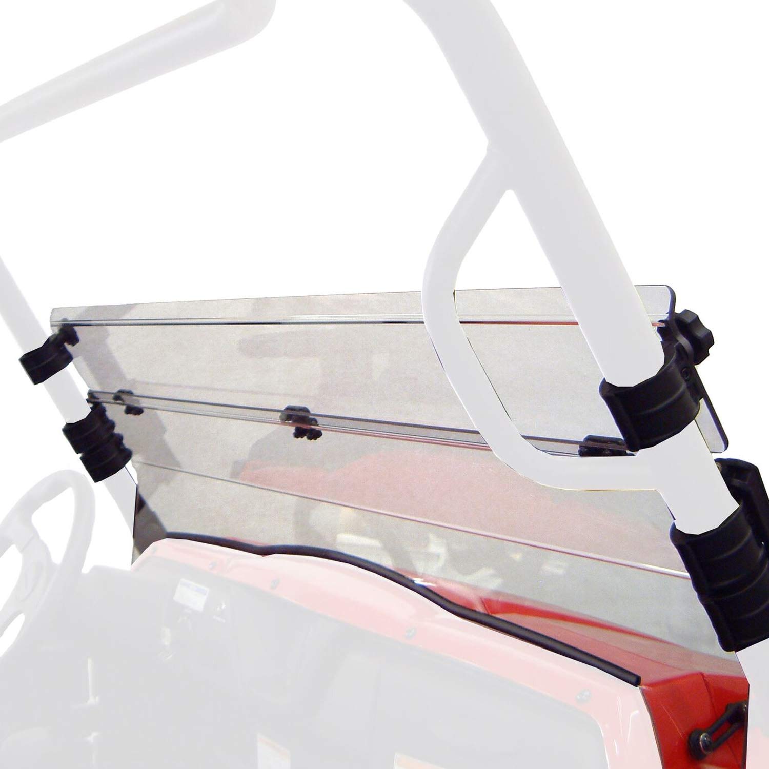 Kolpin Half-Folding Windshield for UTV & ATV - Durable Polycarbonate, 0.25