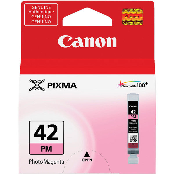 Canon CLI-42 Photo Magenta (PM) Ink Cartridge for Pixma PRO 100 Printer - High-Quality Photo Printing for Professional Photographers & Home Studios