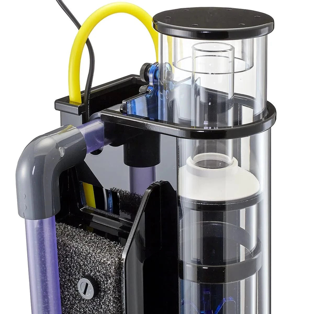 AquaReady Bullet 2 Hang On Back Protein Skimmer for Saltwater Aquariums - Efficient Foam Fractionation for Reef Tanks & Marine Fish Tanks