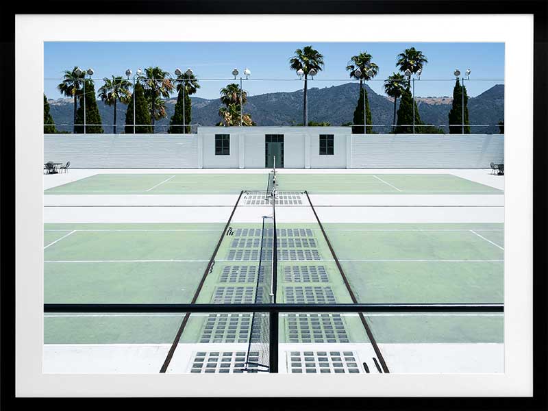 Tennis Court Poster - High-Quality Wall Art Decor for Sports Fans & Tennis Lovers - Perfect for Home, Office, or Gym Decoration
