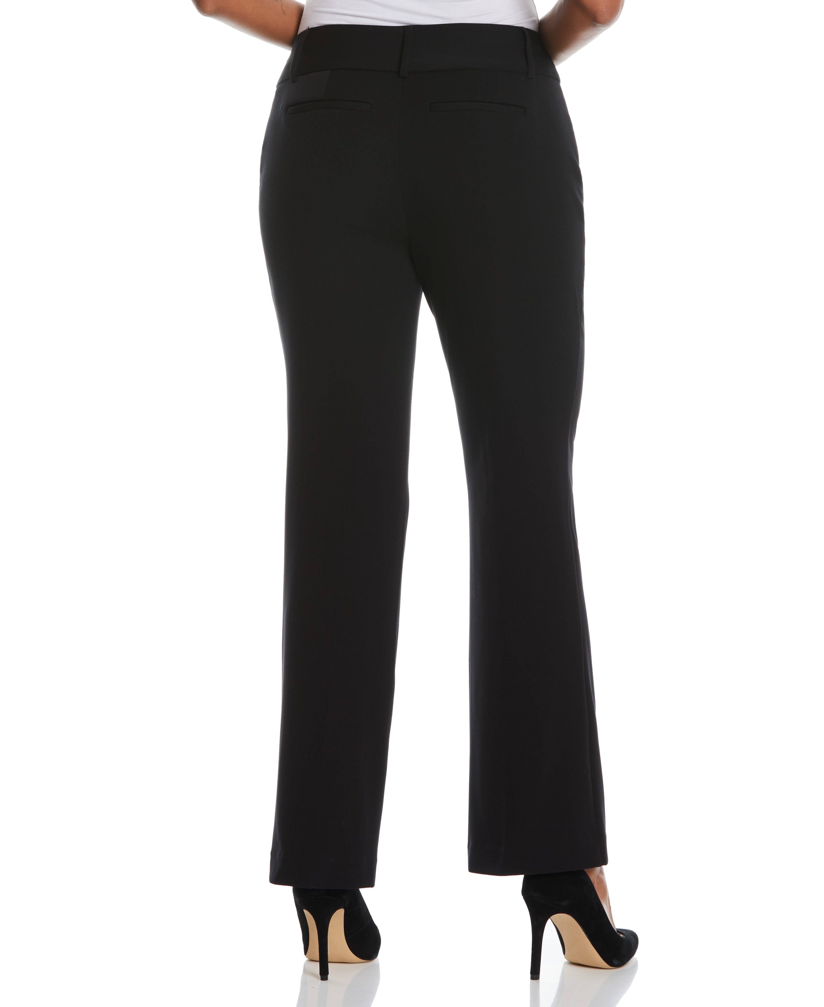 Gabardine Bootcut Pants for Women - Curvy Fit & Comfortable Stretch - Perfect for Office, Business Casual & Everyday Wear