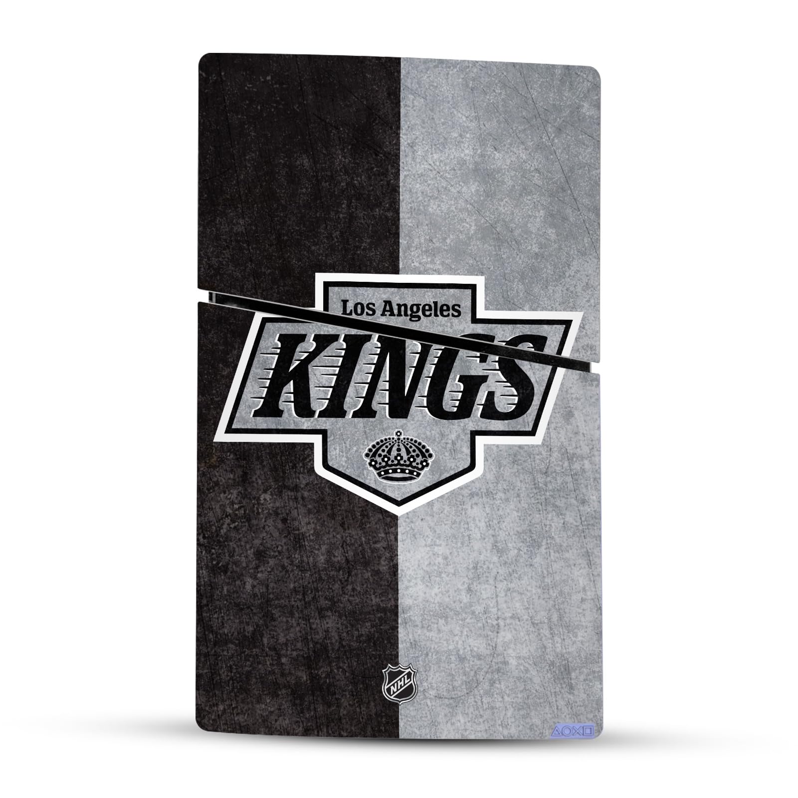 Official NHL Licensed Los Angeles Kings Vinyl Skin Sticker for Sony PlayStation 5 PS5 Slim & Digital Edition Console & DualSense Controller - Durable Gaming Decal for Customization & Protection - Perfect for Gamers & Sports Fans