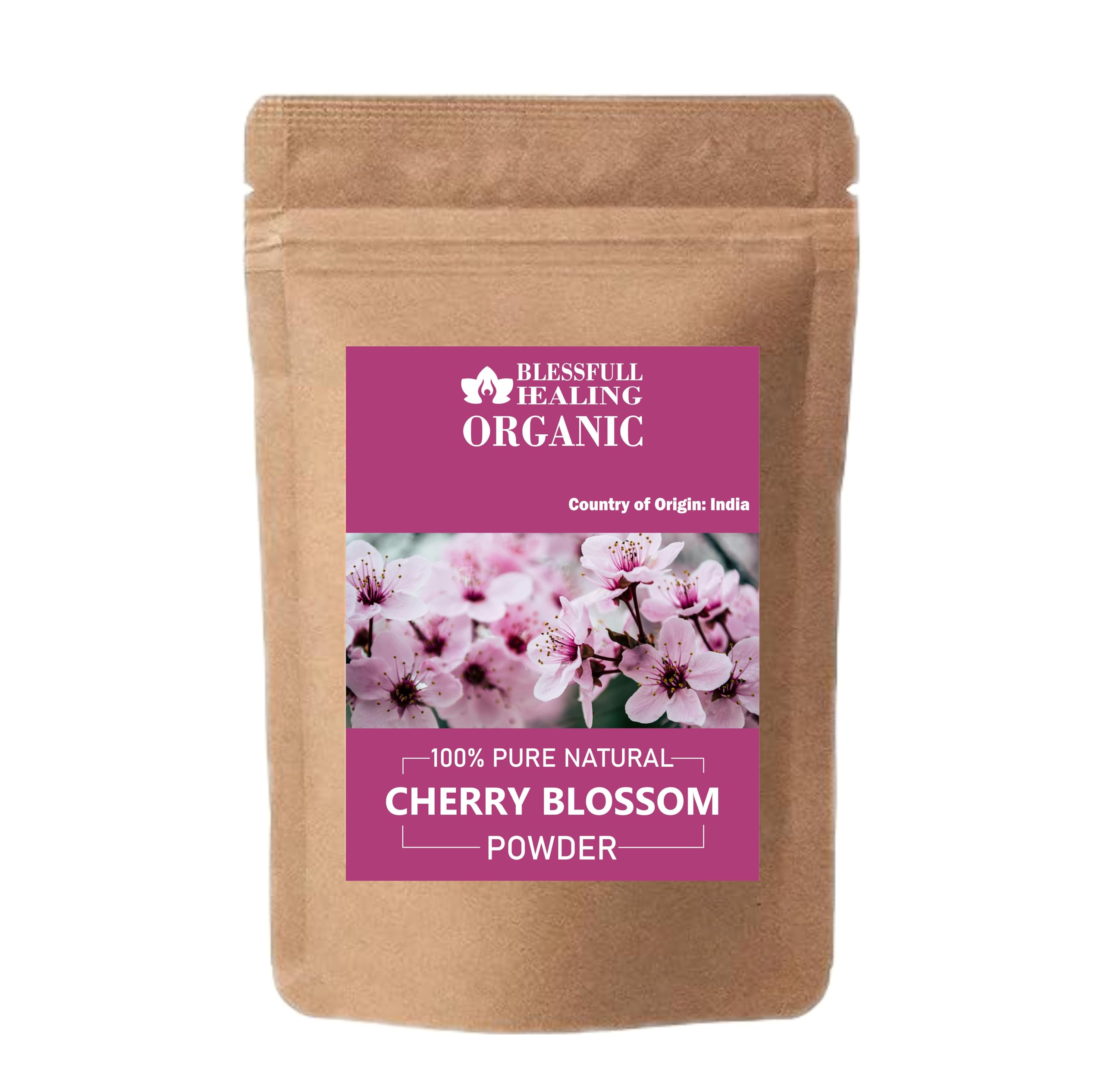 Organic Cherry Blossom Powder 100% Pure Natural - 200g (7.05 oz) for Baking, Skincare & Tea | Premium Japanese Sakura Flower Extract