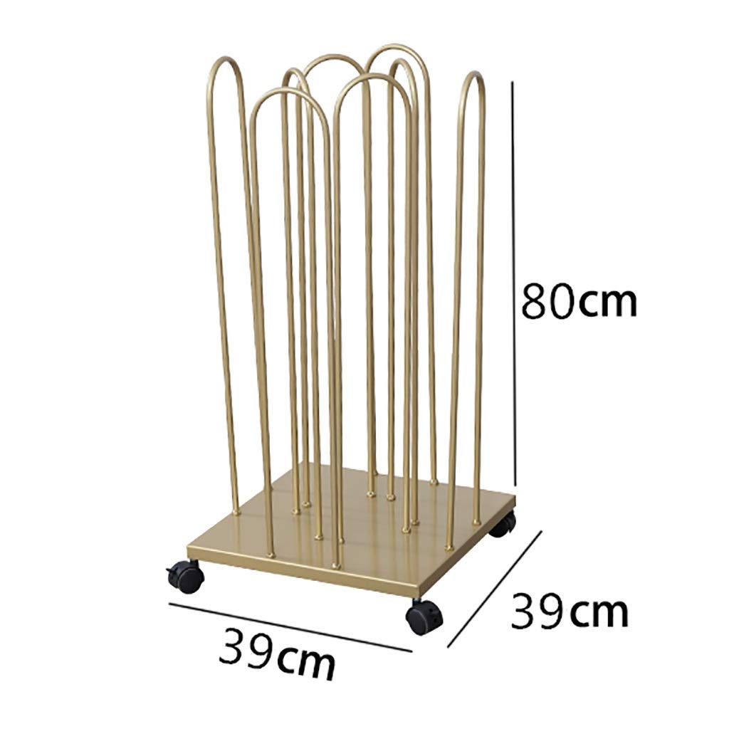 Heavy Duty Hanger Stacker Stand with 4 Wheels - Hanger Storage Organizer Holds Up to 150 Hangers - Space Saving Closet Organizer for Home, Laundry Room & Retail Stores
