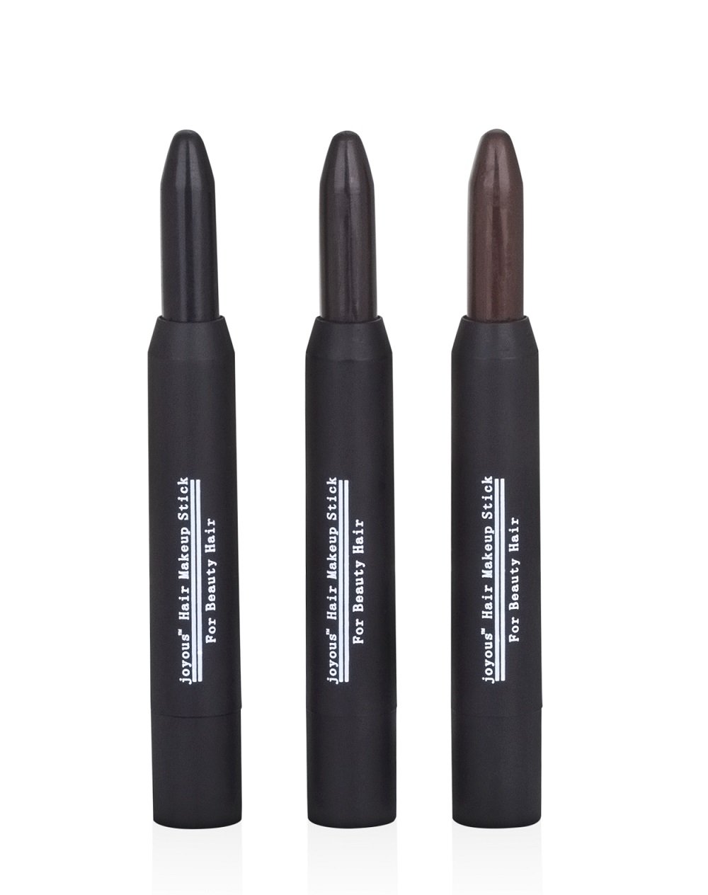 Non-Toxic Temporary Hair Chalk Dye - Professional Hair Color Crayon for Covering White Hair (2 Pack Black) | Perfect for Parties, Halloween & Creative Hairstyling