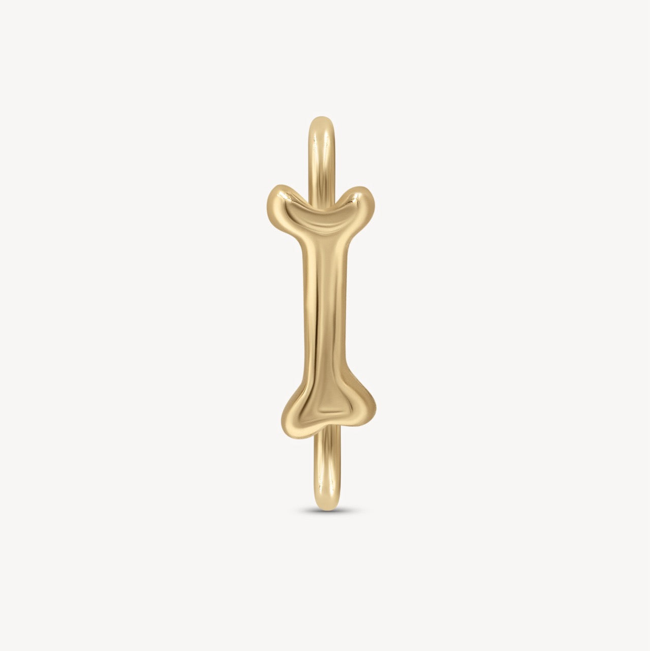Personalized Mini Golden Bone Charm Pendant - Custom Name Engraving, Dainty Jewelry for Necklace, Bracelet & Keychain - Perfect Gift for Pet Lovers, Dog Owners & Animal Enthusiasts