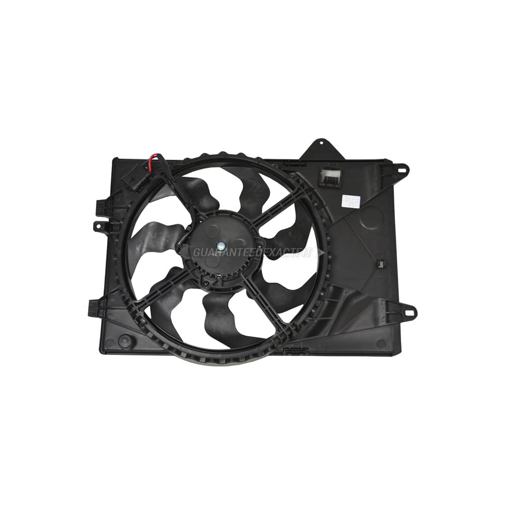 2012-2018 Chevrolet Sonic Cooling Fan Assembly - BuyAutoParts 19-25189AN - Replacement Radiator Cooling Fan for Chevy Sonic Sedan & Hatchback - Perfect for Overheating Prevention & Engine Cooling System Repair