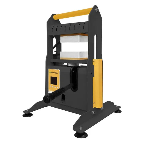 Rosineer BOOST 12 Hydraulic Rosin Press Machine for Home & Commercial Use - Essential Oil Extractor for DIY Rosin, CBD, and Concentrates - Perfect for Cannabis Enthusiasts & Herbal Extractors