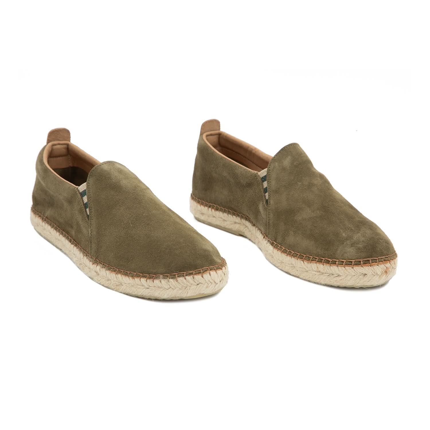 Men's Split Leather Flat Espadrilles - Comfortable Casual Shoes for Summer | Beach, Vacation & Everyday Wear