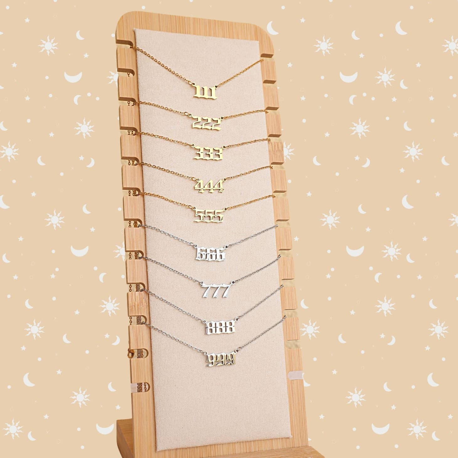 Angel Number Necklace - Personalized Spiritual Jewelry for Protection & Guidance | Perfect for Meditation, Gifts & Daily Wear