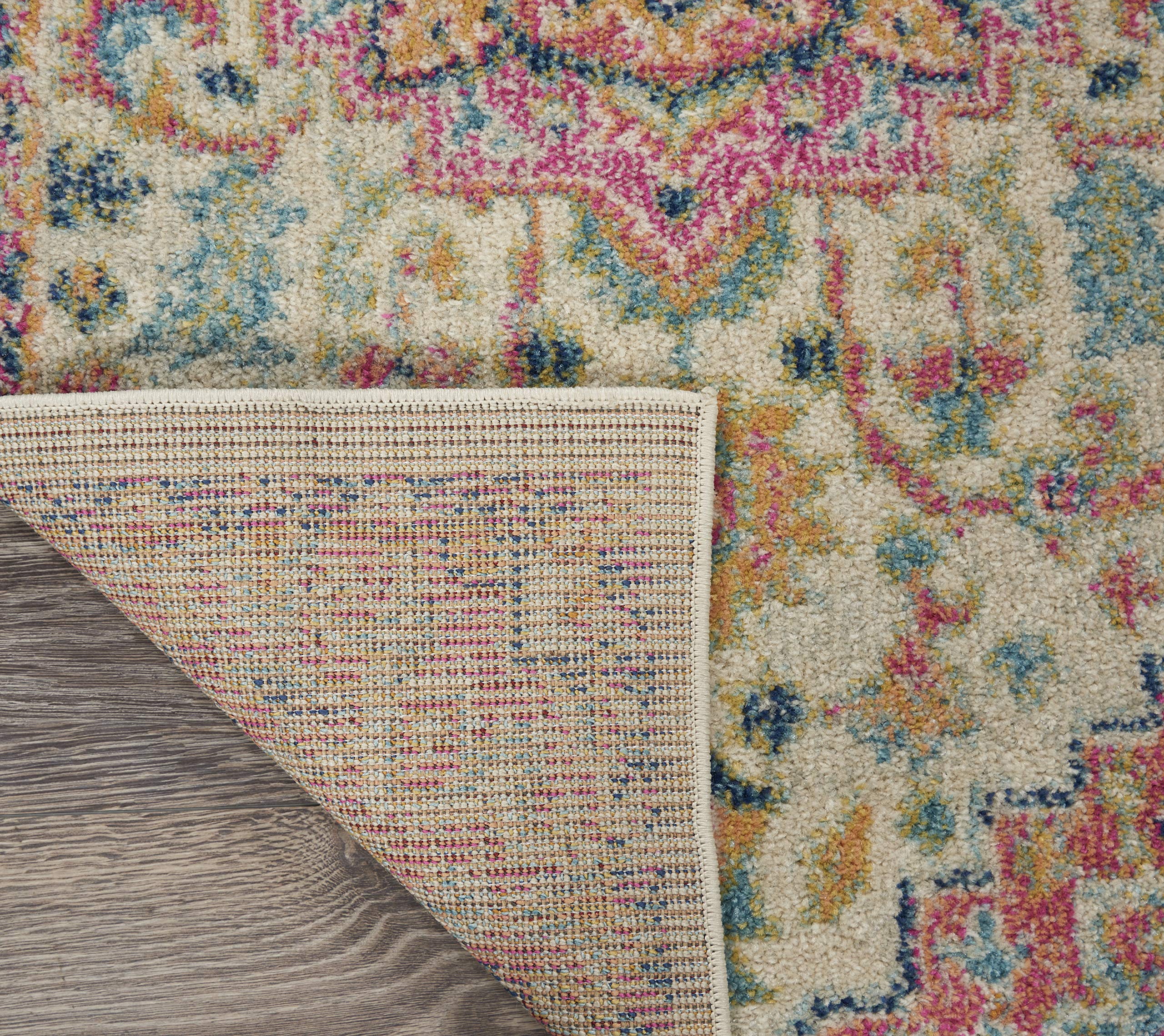 Nourison Passion Ivory/Pink 1'10