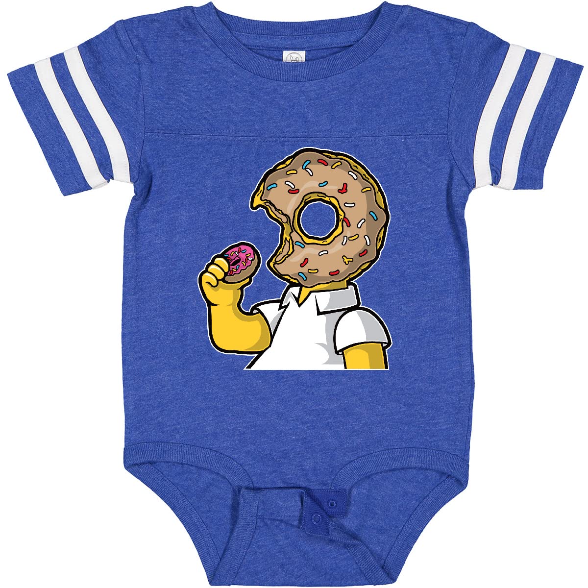 Inktastic I Like Donuts Baby Bodysuit - Cute & Soft Cotton Infant Onesie for Boys & Girls - Perfect for Birthday, Photo Shoots & Everyday Wear