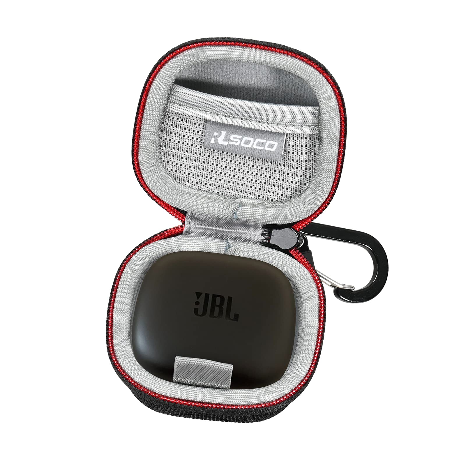 RLSOCO Protective Hard Case for JBL Tune 225TWS/Tour PRO+/Live PRO+ Wireless Earbuds - Shockproof & Dustproof Cover (Black) - Perfect for Travel, Gym & Daily Use