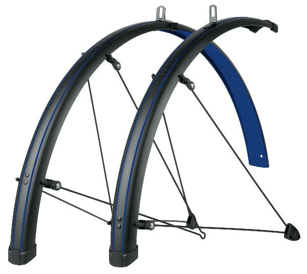 Bluemels Stingray Bike Fenders Set - 700c x 28-37mm - Lightweight Mudguards for Road Bikes - Perfect for Commuting & Wet Weather Cycling