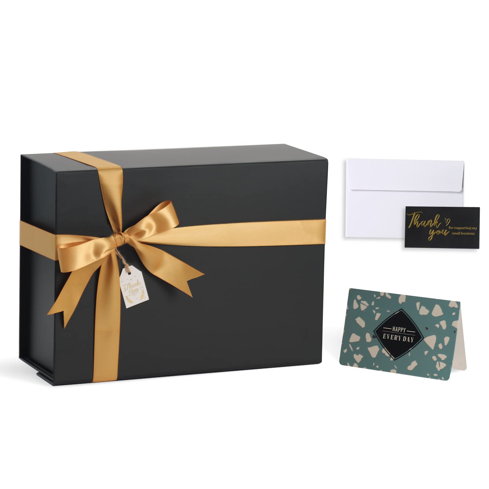 Black Magnetic Gift Box 11x8x4