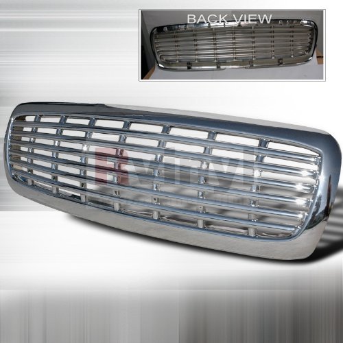 Spec-D Tuning HG-DAK97C-JY Chrome Front Grill Grille for Dodge Dakota Sport/Base & Durango RT/SLT - Upgrade Your Truck's Style (Perfect for Off-Roading, Car Shows & Custom Builds)