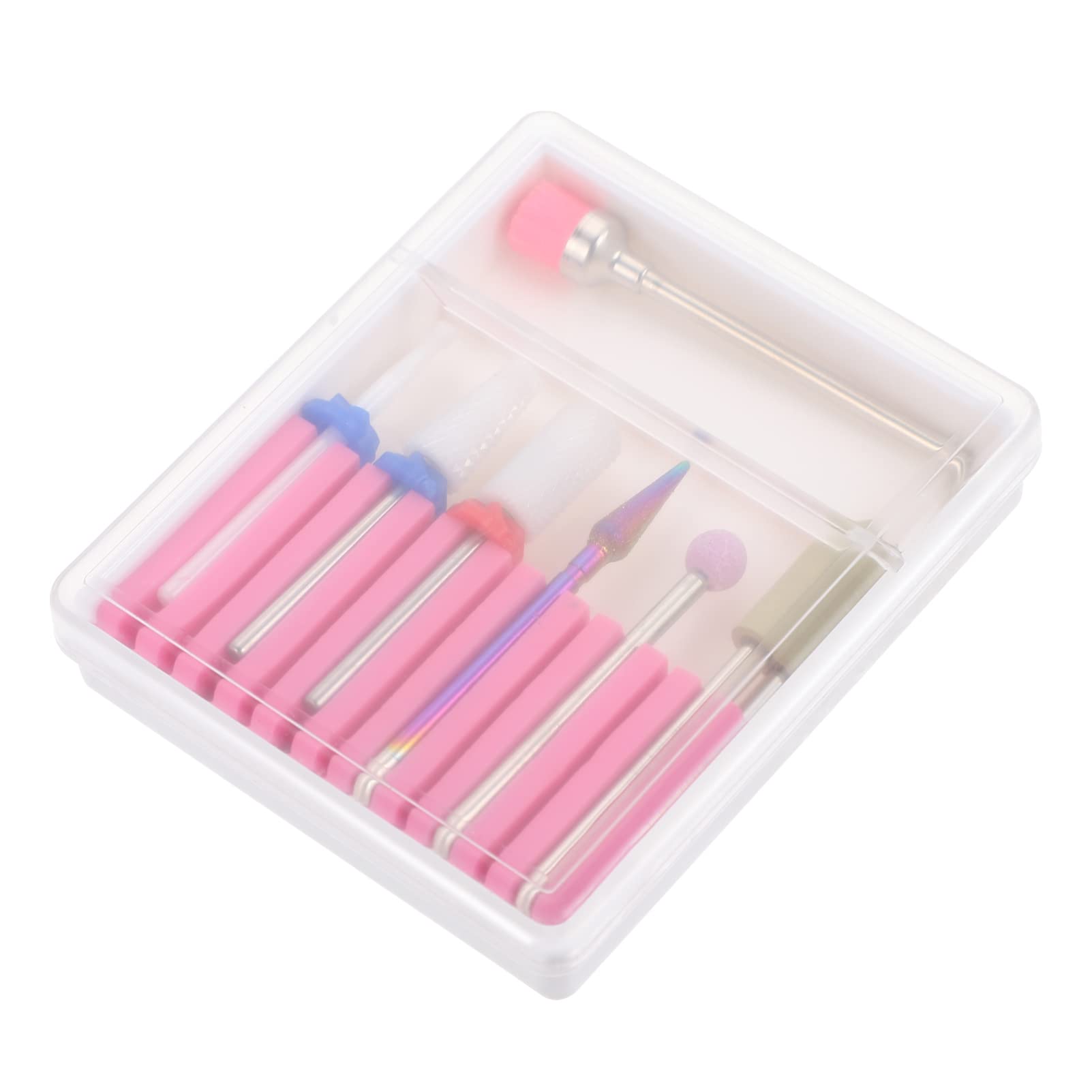 Professional Nail Drill Kit with Ceramic & Tungsten Steel Bits - Portable Nail Polisher, Cuticle Trimmer for Salon & Home Pedicure - Perfect for Manicures, Nail Art & DIY Nail Care