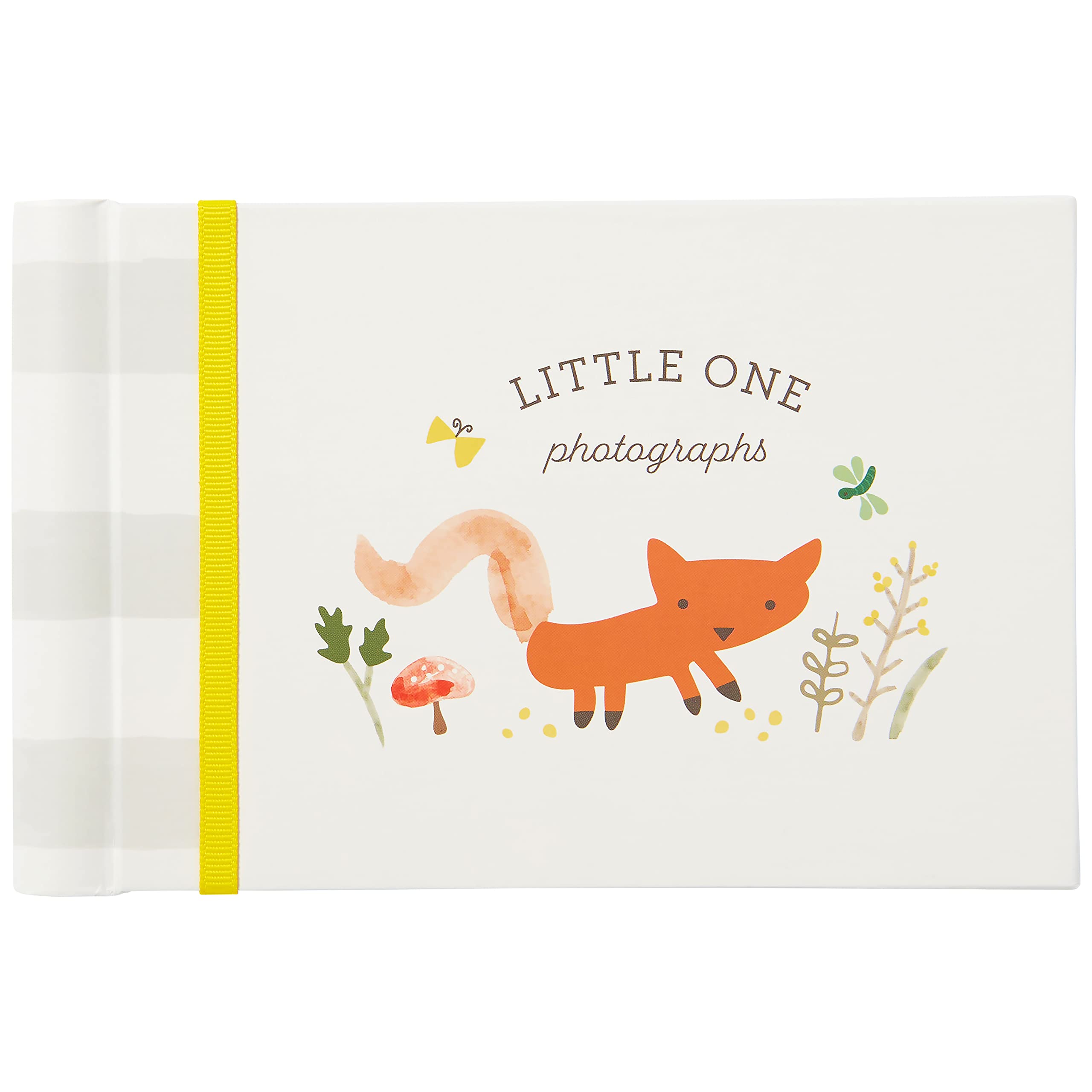 C.R. Gibson Baby Photo Album - Gender Neutral Woodland Theme Scrapbook, 7.25x4.5 Inch Small Brag Book with 20 Pages, Perfect for Newborn Memories, Baby Shower Gifts & First Year Keepsakes