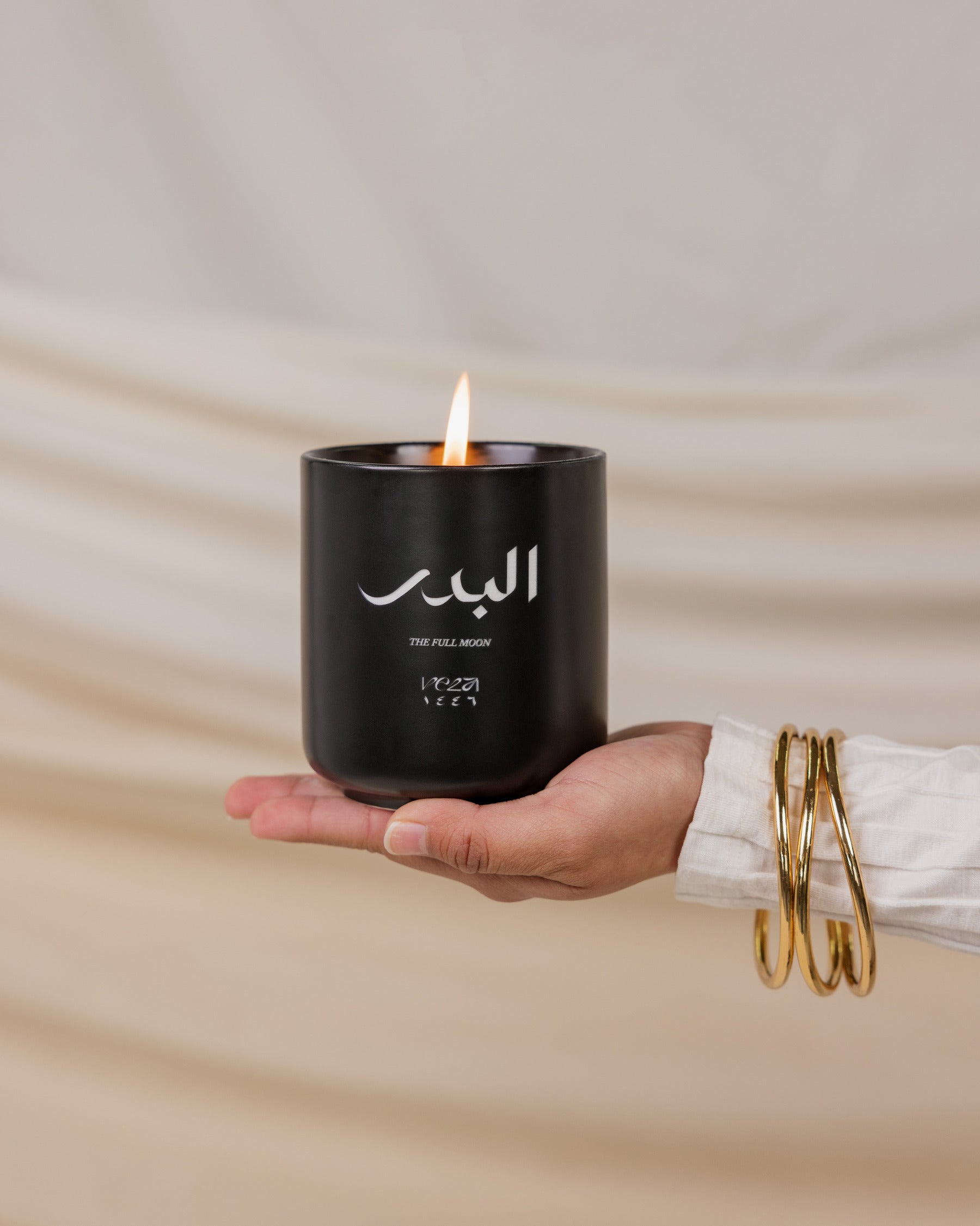 Full Moon Scented Soy Candle - Natural Aromatherapy for Relaxation & Meditation - Perfect for Yoga, Spa, and Home Decor