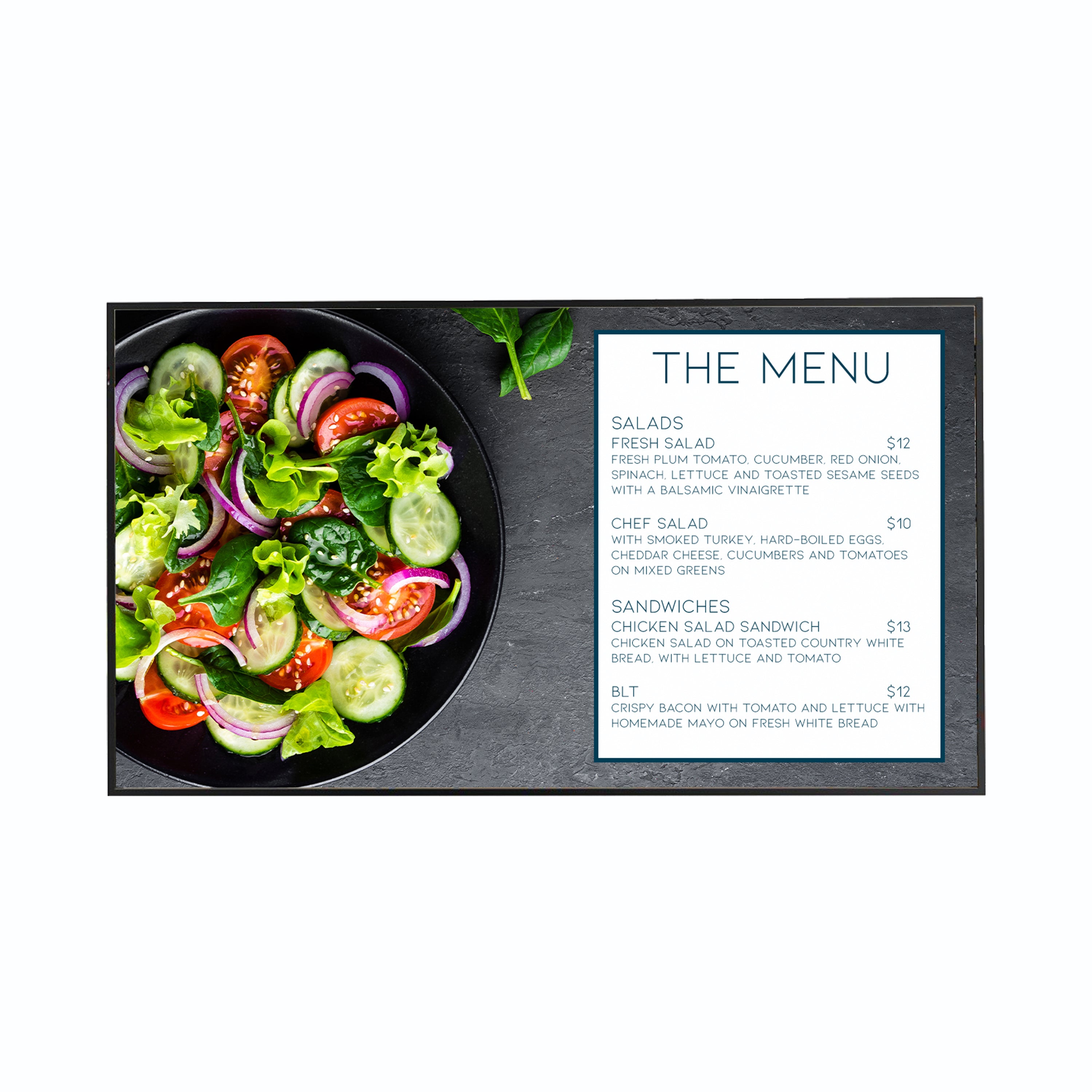 IMHD4K 43A: 43-Inch 4K UHD Digital Signage Display - Perfect for Retail Stores, Restaurants, and Business Advertising