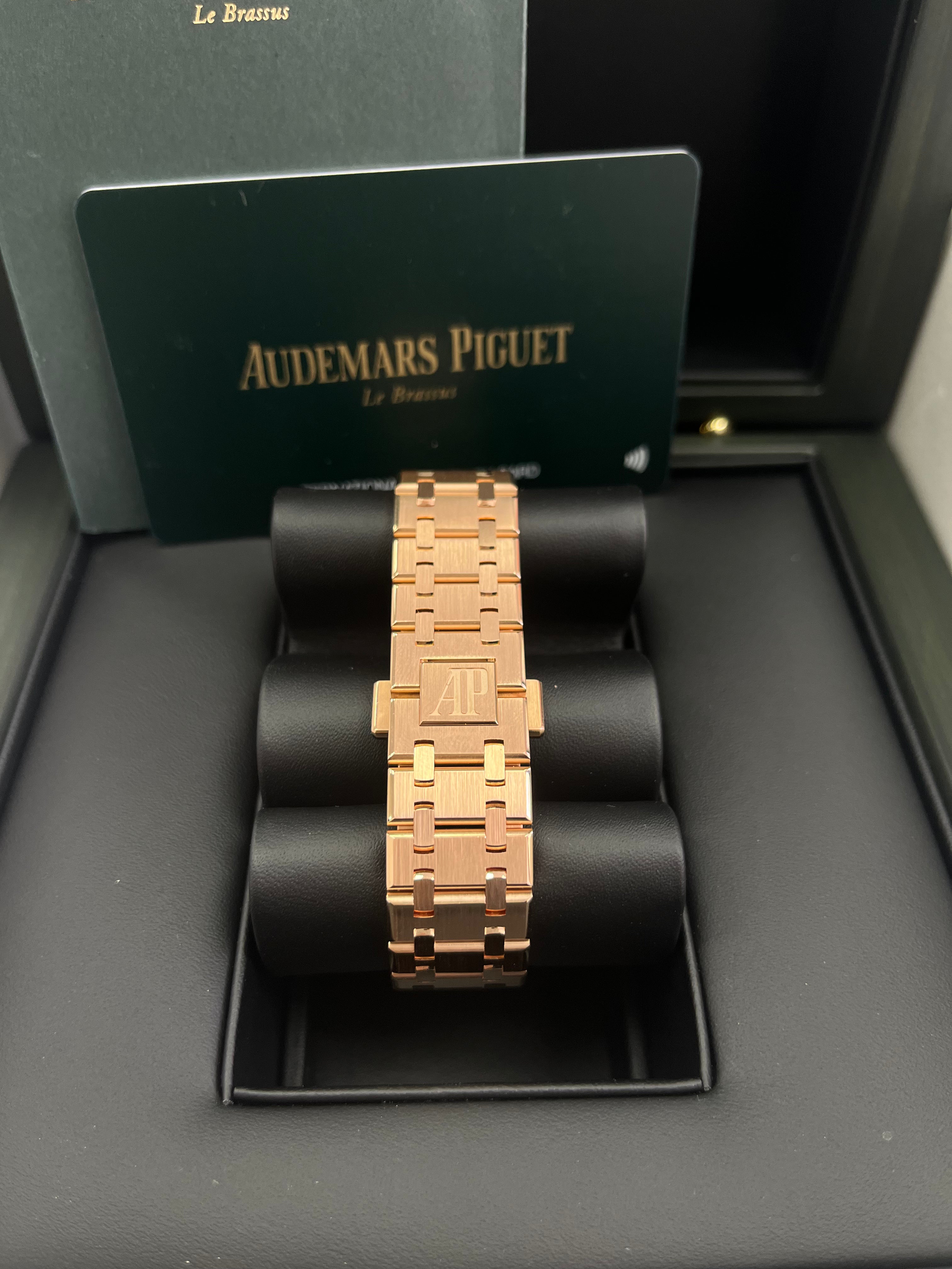 Audemars Piguet Royal Oak 37mm Skeleton Rose Gold Watch - Double Balance Wheel Openworked Ref# 15467OR.OO.1256OR.01 | Luxury Swiss Automatic Timepiece for Men, Perfect for Business Meetings & Formal Events