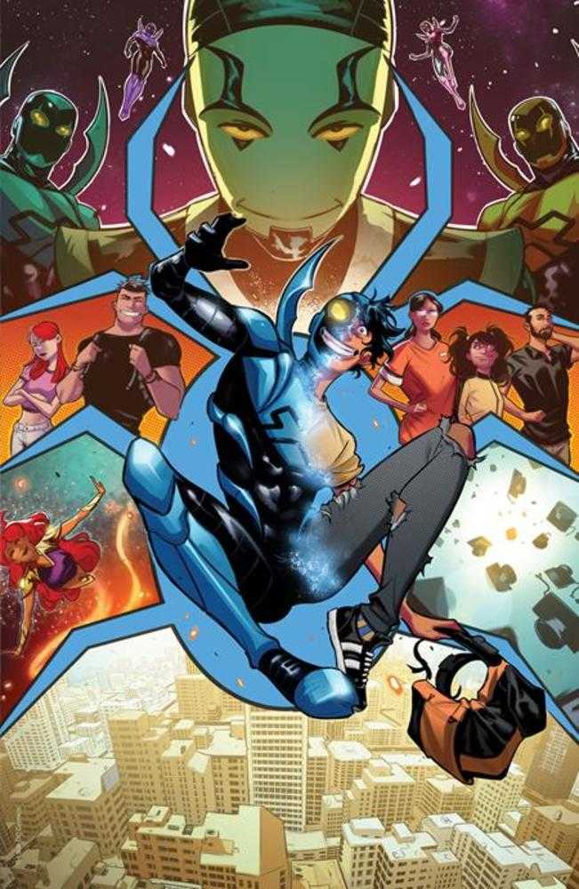 Blue Beetle Graduation Day #1 (Of 6) - Adrian Gutierrez Foil Variant Cover - Collectible Comic Book with Papel Picado Design - Perfect for Comic Collectors, Graduation Gifts & DC Fans