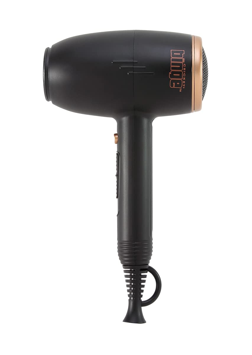 Professional Salon Hair Dryer with Diffuser - 1875W High Power, Fast Drying, Lightweight, Heat & Shine Technology for Smooth & Frizz-Free Hair | Perfect for Home & Salon Use, Travel-Friendly Black Hair Dryer